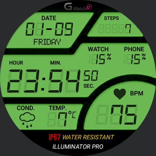 Illuminator Heart Steps Green Black preview